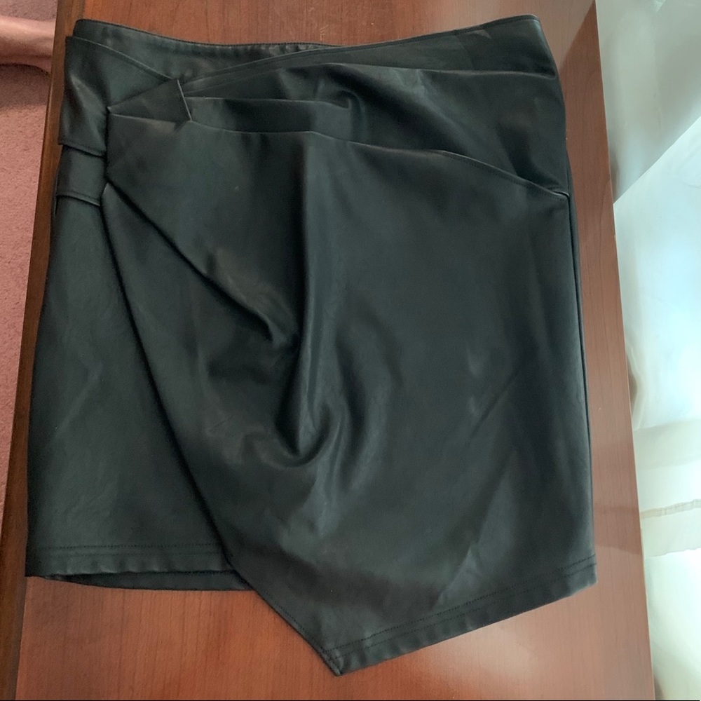 NEW William Rast Faux Leather Skirt